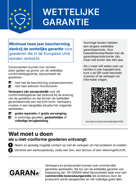 Garantievoorwaarden